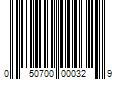 Barcode Image for UPC code 050700000329