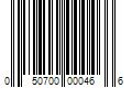 Barcode Image for UPC code 050700000466