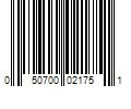 Barcode Image for UPC code 050700021751