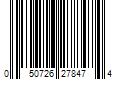 Barcode Image for UPC code 050726278474