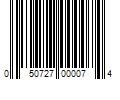 Barcode Image for UPC code 050727000074