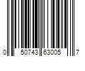 Barcode Image for UPC code 050743630057