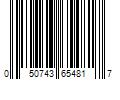 Barcode Image for UPC code 050743654817