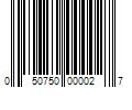 Barcode Image for UPC code 050750000027