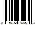 Barcode Image for UPC code 050762000053