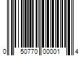 Barcode Image for UPC code 050770000014