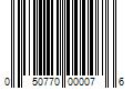 Barcode Image for UPC code 050770000076