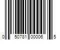 Barcode Image for UPC code 050781000065