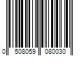 Barcode Image for UPC code 05080590800360