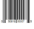 Barcode Image for UPC code 050818000075