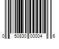 Barcode Image for UPC code 050830000046