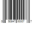 Barcode Image for UPC code 050847000077