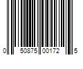 Barcode Image for UPC code 050875001725