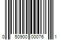 Barcode Image for UPC code 050900000761