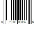 Barcode Image for UPC code 051000000668