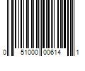 Barcode Image for UPC code 051000006141. Product Name: 