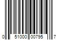 Barcode Image for UPC code 051000007957