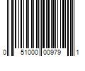 Barcode Image for UPC code 051000009791