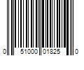 Barcode Image for UPC code 051000018250