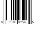 Barcode Image for UPC code 051000062765