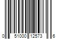 Barcode Image for UPC code 051000125736