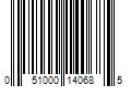 Barcode Image for UPC code 051000140685