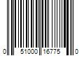 Barcode Image for UPC code 051000167750