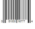 Barcode Image for UPC code 051000167774