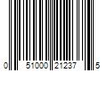 Barcode Image for UPC code 051000212375