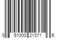 Barcode Image for UPC code 051000213716