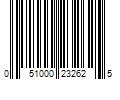 Barcode Image for UPC code 051000232625