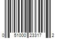 Barcode Image for UPC code 051000233172