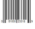 Barcode Image for UPC code 051000233189