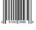 Barcode Image for UPC code 051000245656