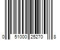 Barcode Image for UPC code 051000252708