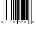 Barcode Image for UPC code 051000272980