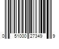 Barcode Image for UPC code 051000273499