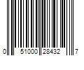 Barcode Image for UPC code 051000284327