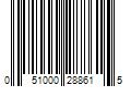 Barcode Image for UPC code 051000288615