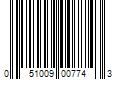 Barcode Image for UPC code 051009007743