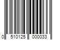 Barcode Image for UPC code 0510125000033