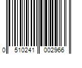 Barcode Image for UPC code 051024100296532