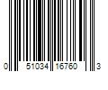 Barcode Image for UPC code 051034167603