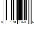 Barcode Image for UPC code 051034198706