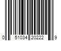 Barcode Image for UPC code 051034202229