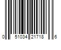 Barcode Image for UPC code 051034217186