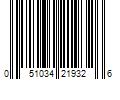 Barcode Image for UPC code 051034219326