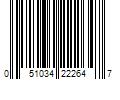 Barcode Image for UPC code 051034222647