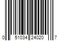 Barcode Image for UPC code 051034240207