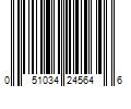 Barcode Image for UPC code 051034245646